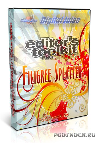 Digital Juice -  Editor's Toolkit Pro Single 217: Filigree Splatter