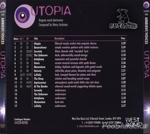 West One Music - WOM 15 Utopia