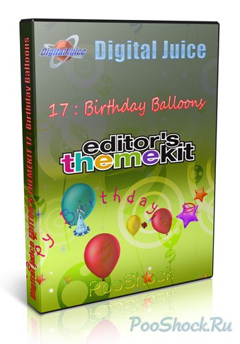 Digital Juice - EDITOR'S THEMEKIT 17: Birthday Balloons