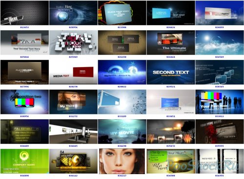 VideoHive Projects Pack - 001