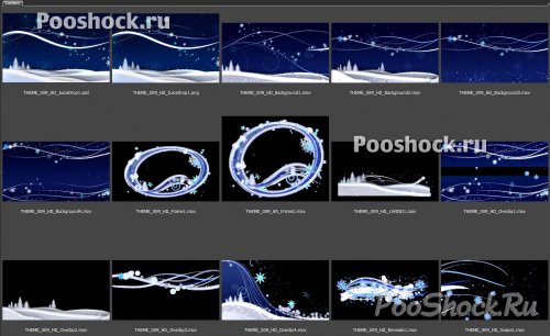 Digital Juice theme set 9 Snow Wave (SD+HD)