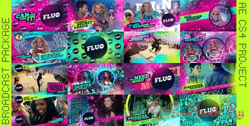 VideoHive - Fluo TV (AE Project)