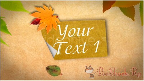 Videohive - Slideshow Golden Autumn (.aep)