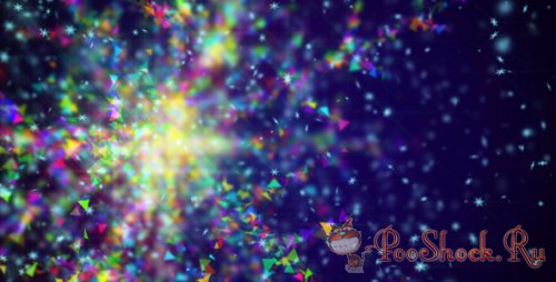 Videohive - Colorful Snowflake (MOV)