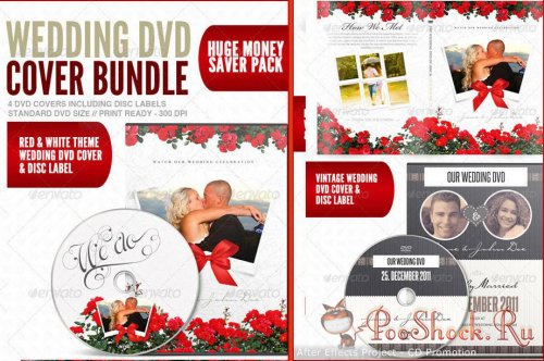 Wedding DVD Cover & Disc Label Premium Bundle