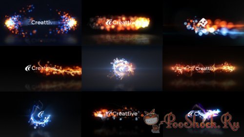 VideoHive -  Quick Logo Sting Pack 07: Energetic Particles