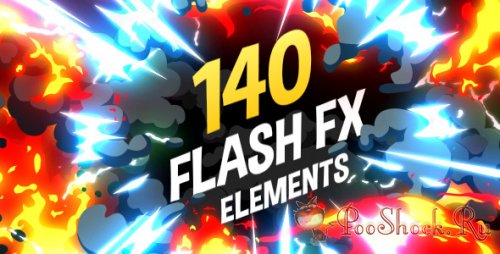 Videohive - 140 Flash FX Elements