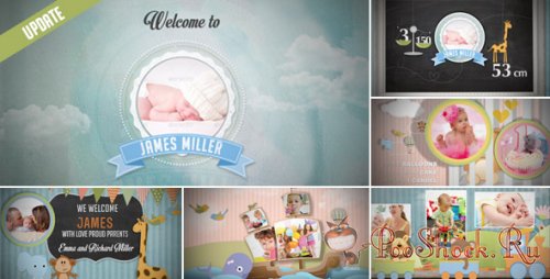 VideoHive - Birth Announcement - Baby Photo Album (.aep)