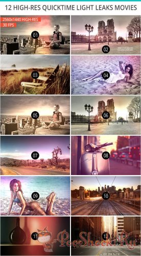 VideoHive - Light Leaks Pack II (.mov)