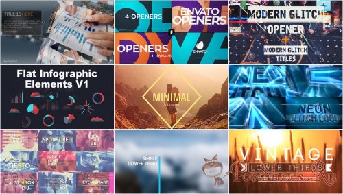 VideoHivePack - 166 (After Effects Projects Pack)