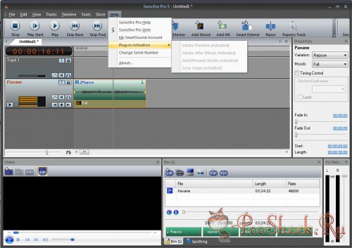 SmartSound Sonicfire Pro 5.8.7 & Plugins (Network Edition)