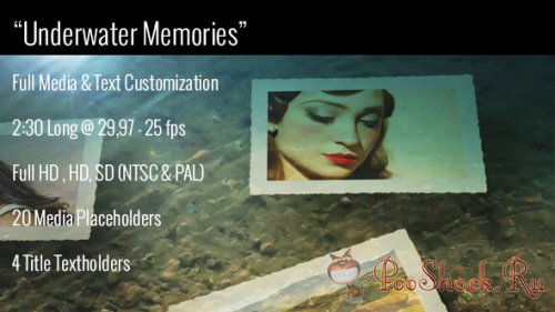 Videohive - Underwater Memories Slideshow (.aep)