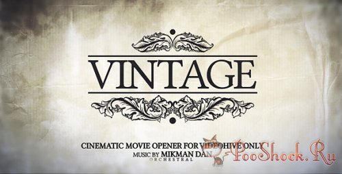 VideoHive - Vintage Opener 1823937 (.aep)