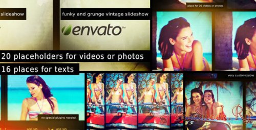 VideoHive - Funky Grunge Vintage Gallery Slideshow (.aep)