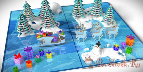 VideoHive - Christmas Pop-Up Card  (.aep)