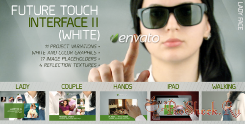 VideoHive - Future Touch Interface II (White) (.aep)