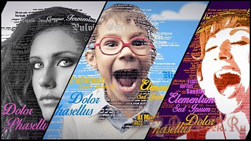 VideoHive - 3D Typography Portrait Tool (.aep)