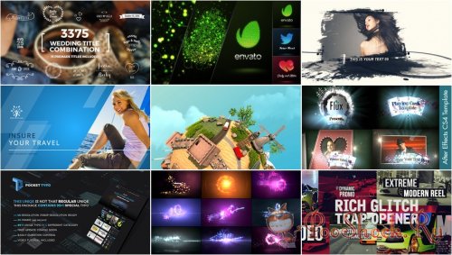 VideoHivePack - 256 (After Effects Projects Pack)