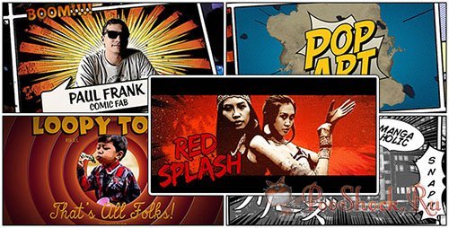 VideoHive - Freeze Frames: Comic Pack (.aep)