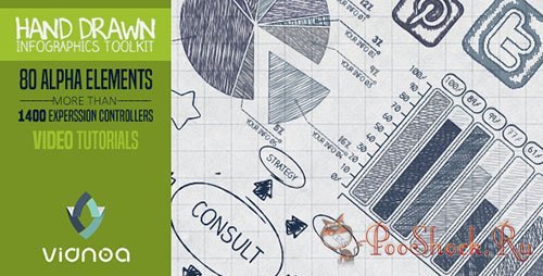 VideoHive - Hand Drawn Infographics Toolkit (.aep)