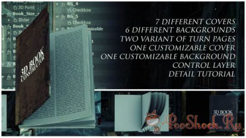 VideoHive - 3D Book Constructor (aep)