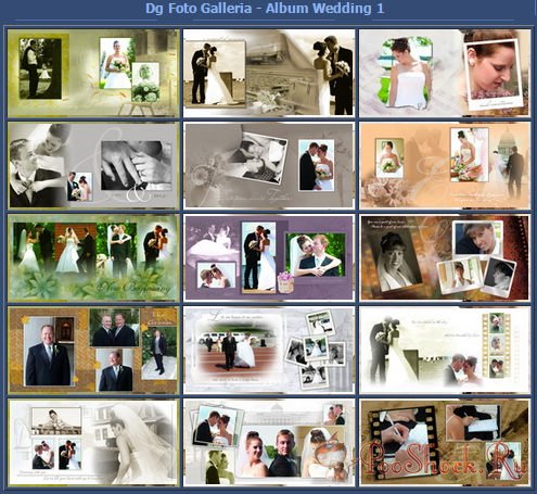 DG Foto Galleria - Wedding Vol.01-05 + Dg Foto Art v5.2 RUS-ENG RePack