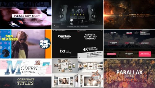 VideoHivePack - 334 (After Effects Projects Pack)