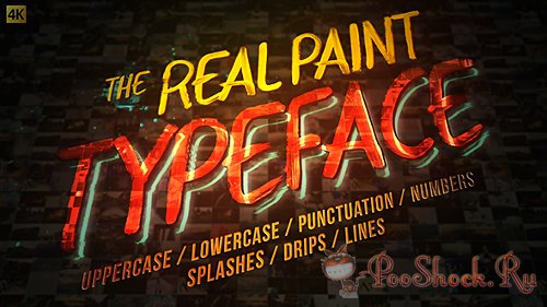 VideoHive - Real Paint Typeface Kit (AE-Project)