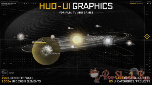 VideoHive - HUD - UI Graphics for FILM, TV and GAMES (AE-Project)