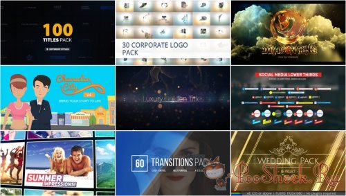 VideoHivePack - 454 (After Effects Projects Pack)