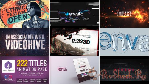 VideoHivePack - 496 (After Effects Projects Pack)