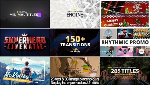 VideoHivePack - 506 (After Effects Projects Pack)