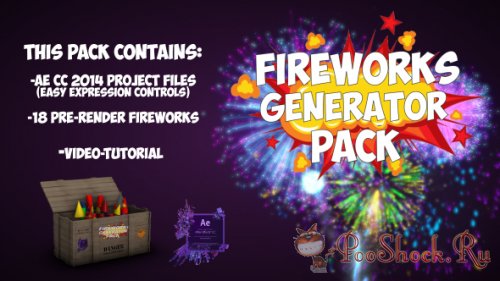 VideoHive - Fireworks (MOV+AEP)