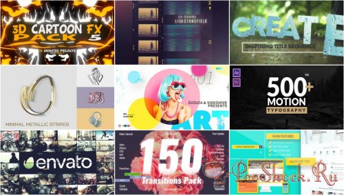 VideoHivePack - 545 (After Effects Projects Pack)