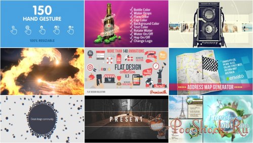 VideoHivePack - 558 (After Effects Projects Pack)