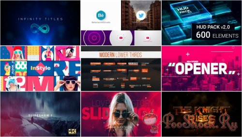 VideoHivePack - 560 (After Effects Projects Pack)