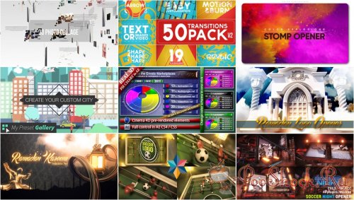 VideoHivePack - 570 (After Effects Projects Pack)