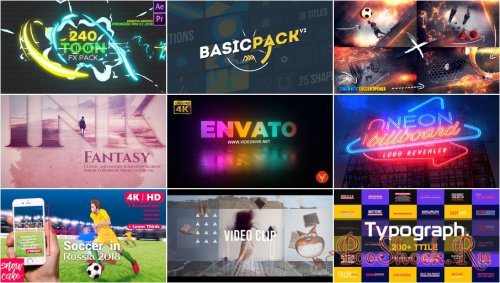 VideoHivePack - 572 (After Effects Projects Pack)