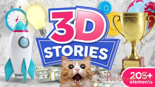 VideoHive - 3D STORIES - Explainer Icons Toolkit (AEP)