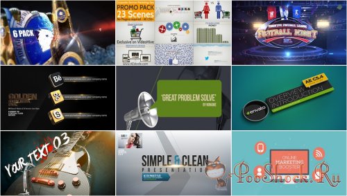 VideoHivePack - 601 (After Effects Projects Pack)