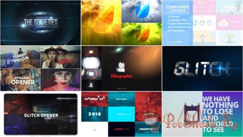 VideoHivePack - 633 (After Effects Projects Pack)