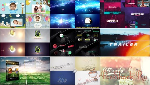 VideoHivePack - 645 (After Effects Projects Pack)