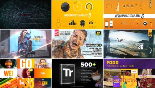 VideoHivePack - 671 (After Effects Projects Pack)