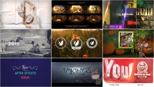 VideoHivePack - 725 (After Effects Projects Pack)