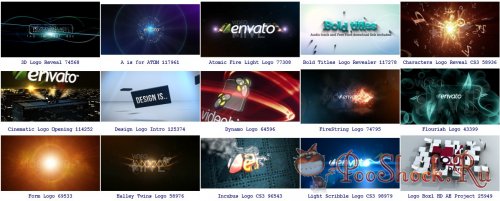 Сборник анимационных логотипов для After Effects. Часть-1