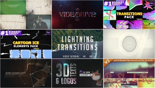 VideoHivePack - 750 (After Effects Projects Pack)