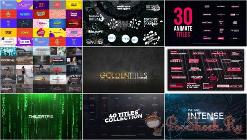 VideoHivePack - 773 (After Effects Projects Pack) - [Titles]