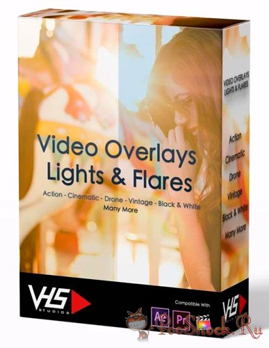 Video Overlays Lights &  Flares (MP4)