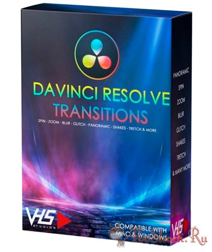 DaVinci Resolve Transitions + Bonus: Flares