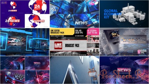 VideoHivePack - 856 (After Effects Projects Pack) - [News]